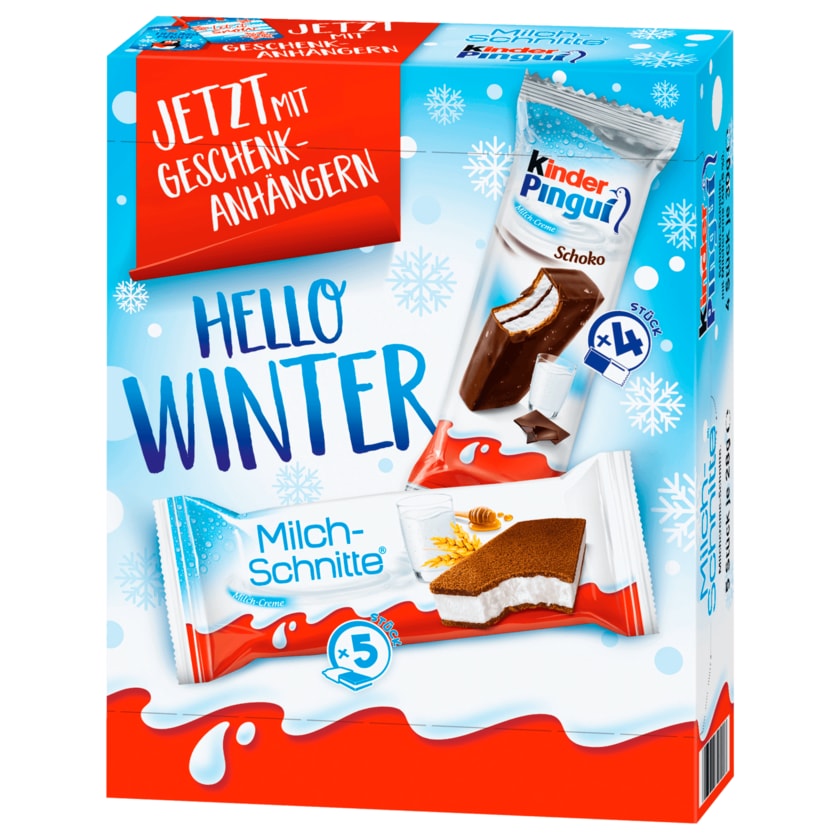 Kinder Mix Pack Hello Winter 5x Milchschnitte & 4x Pingui 260g